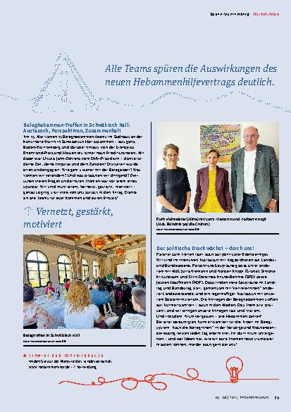 Vorschauseite 2: Nachrichten aus den Landesverbänden