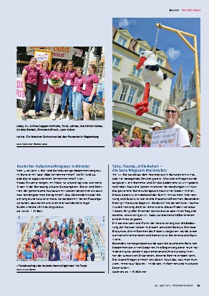 Vorschauseite 4: Nachrichten aus den Landesverbänden