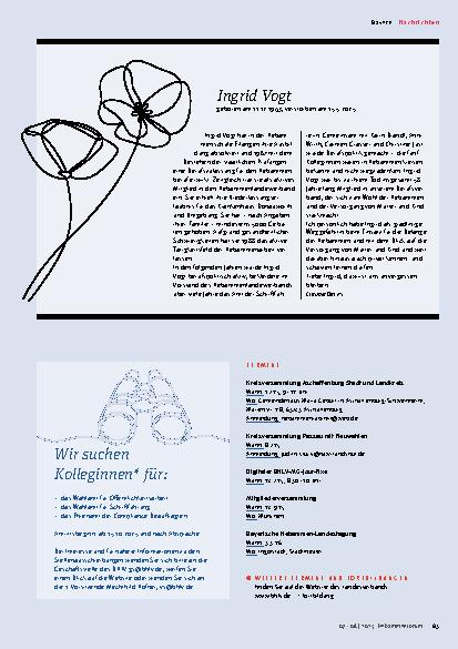 Vorschauseite 6: Nachrichten aus den Landesverbänden