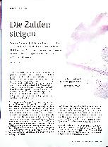 Vorschauseite 1: Die Zahlen steigen.