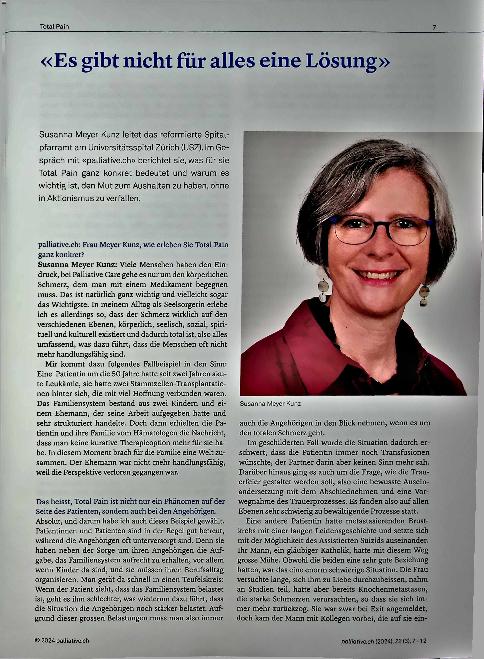Vorschauseite 1: "Es gibt nicht für alles eine Lösung."