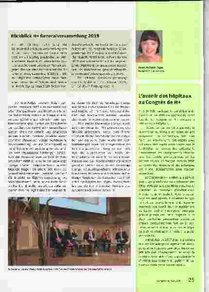 Vorschauseite 2: 61. H+ Kongress: Das Spital der Zukunft denken