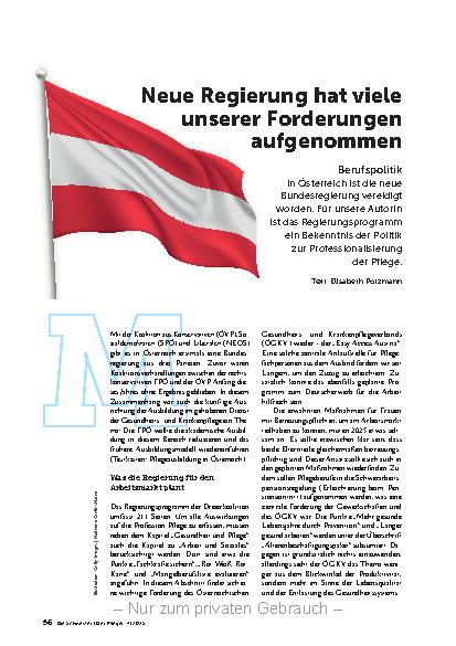 Vorschauseite 1: Neue Regierung hat viele unserer Forderungen aufgenommen