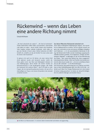 Vorschauseite 1: Rückenwind – wenn das Leben eine andere Richtung nimmt