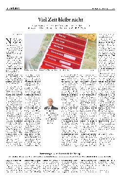 Vorschauseite 1: Viel Zeit bleibt nicht.