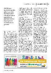 Vorschauseite 3: Gemeinsam Barrieren überwinden: Kulturnetzwerke bereichern die Versorgungsstrukturen für Menschen mit Demenz vor Ort.