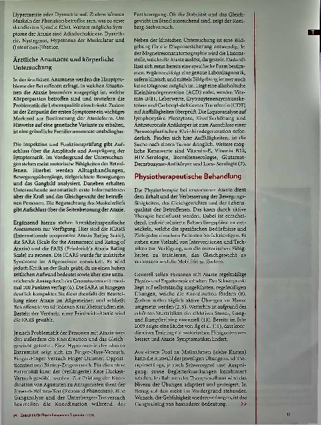 Vorschauseite 4: Bewegungen in Ordnung bringen: Aktuelle Therapieansätze bei erworbenen Ataxien