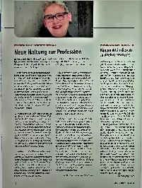 Vorschauseite 1: Neue Haltung zur Profession