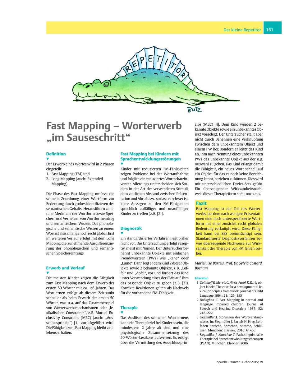 Vorschauseite 1: Fast Mapping ? Worterwerb ?im Sauseschritt?