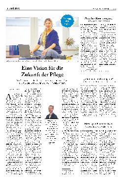 Vorschauseite 1: Eine Vision für die Zukunft der Pflege