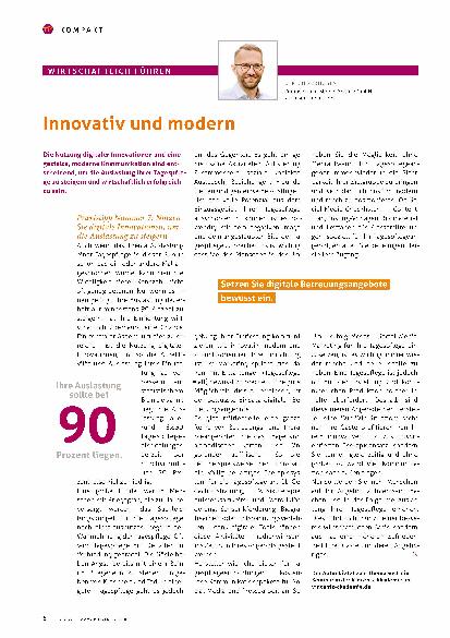 Vorschauseite 1: Innovativ und modern