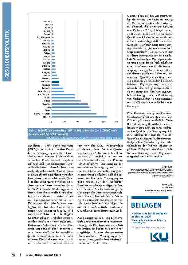 Vorschauseite 3: Qualität vor Quantität? Corona schützt vor Strukturreformen nicht.