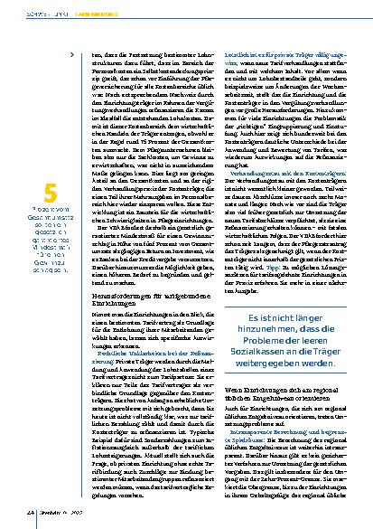 Vorschauseite 3: Die Tarifpflicht hat Reformbedarf
