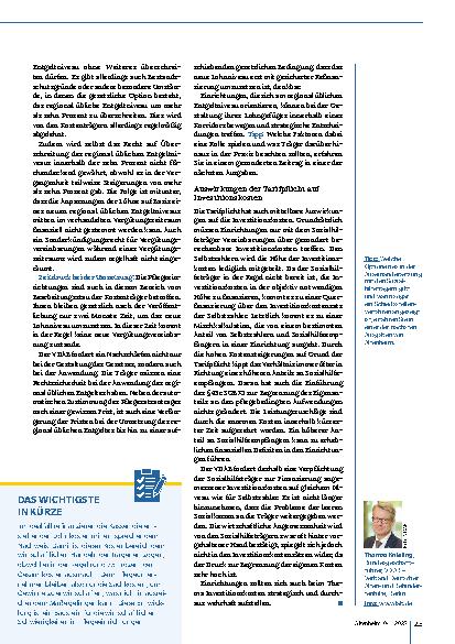 Vorschauseite 4: Die Tarifpflicht hat Reformbedarf
