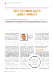 Vorschauseite 1: Wir können auch ganz anders.