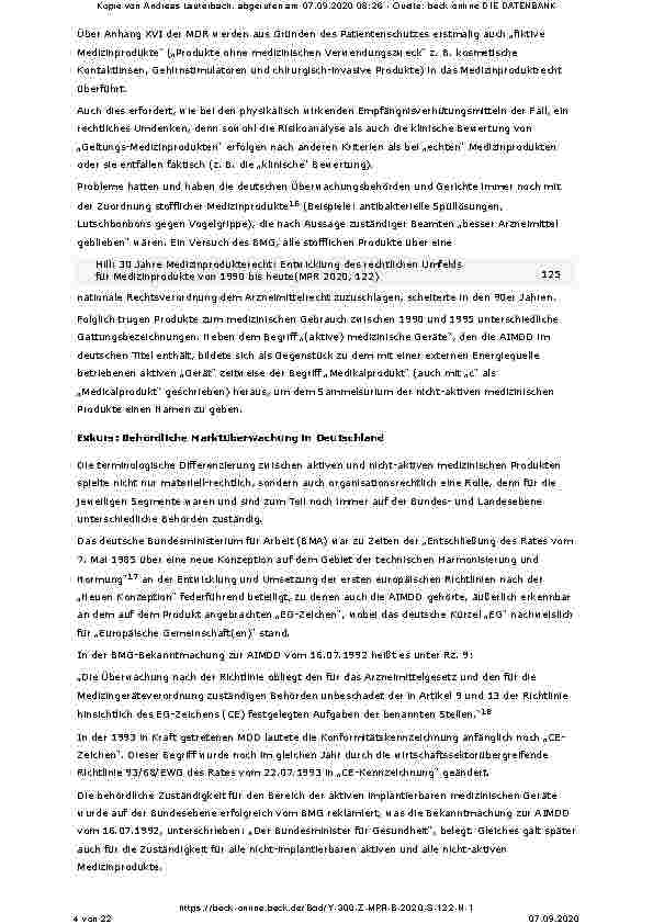 Vorschauseite 4: 30 Jahre Medizinprodukterecht: Entwicklung des rechtlichen Umfelds für Medizinprodukte von 1990 bis heute