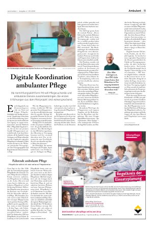 Vorschauseite 1: Digitale Koordination ambulanter Pflege