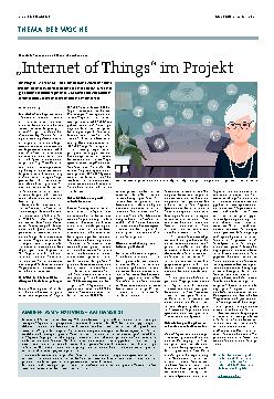 Vorschauseite 1: "Internet of Things" im Projekt