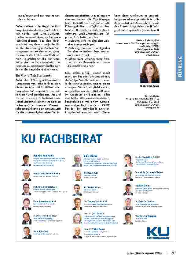 Vorschauseite 3: Führungskräfteentwicklung 4.0 Neue Zeiten erfordern neue Wege