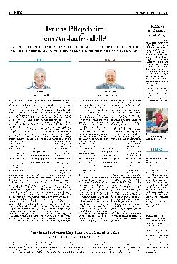 Vorschauseite 1: Ist das Pflegeheim ein Auslaufmodell?