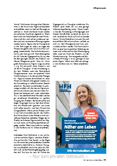 Vorschauseite 4: Wundauflagen richtig einsetzen