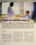 Vorschauseite 1: Wartezeiten: Stellen Sie sich bitte hinten an.
