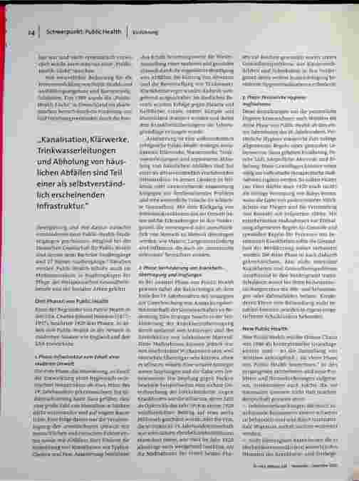 Vorschauseite 3: Von der Sozialmedizin zu Public Health