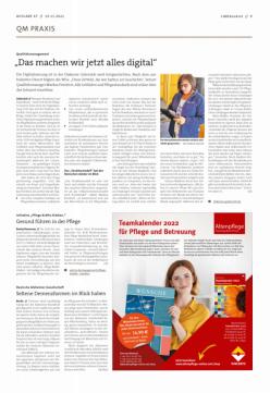 Vorschauseite 1: "Das machen wir jetzt alles digital."