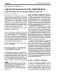 Vorschauseite 1: Implementierung schulischer Tabakkontrolle