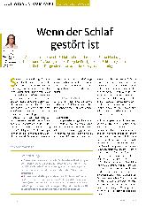 Vorschauseite 1: Wenn der Schlaf gestört ist