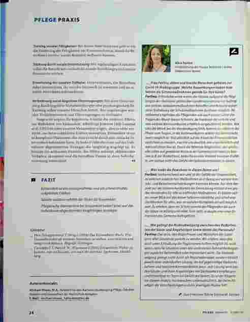 Vorschauseite 3: Pflegephänomen Einsamkeit