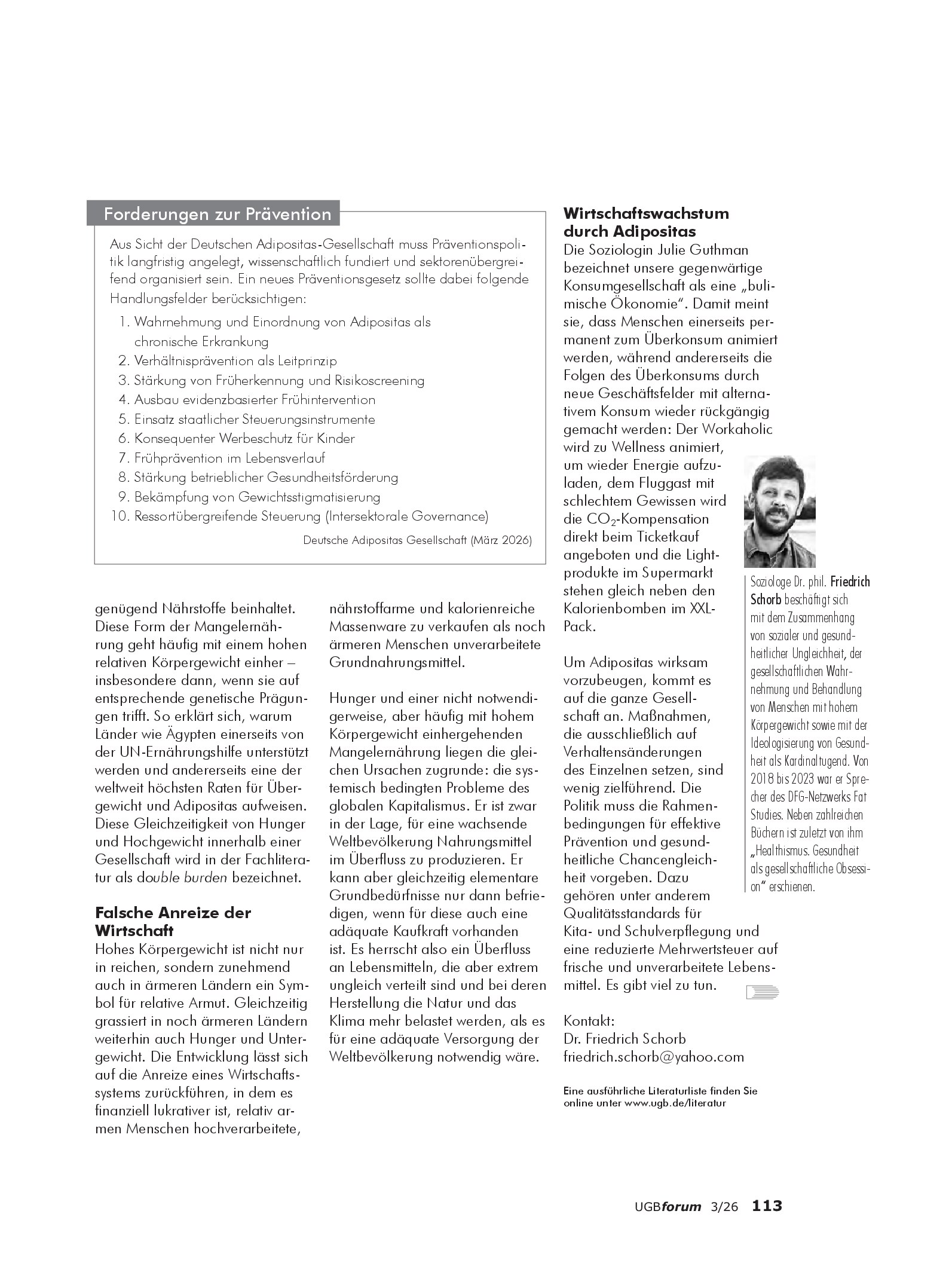 Vorschauseite 4: Eine globale Herausforderung