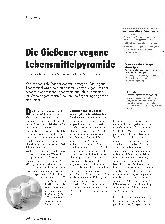 Vorschauseite 1: Die Gießener vegane Lebensmittelpyramide
