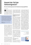 Vorschauseite 1: Kommt der Fall der Sektorengrenze? Wie starre Sektorengrenzen die Patientenversorgung gefährden