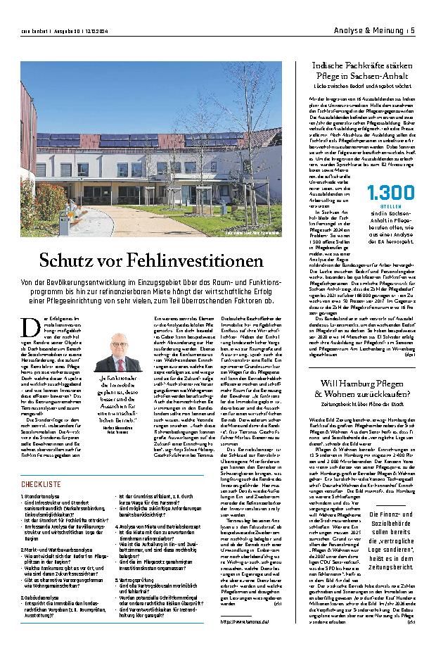 Vorschauseite 1: Schutz vor Fehlinvestitionen