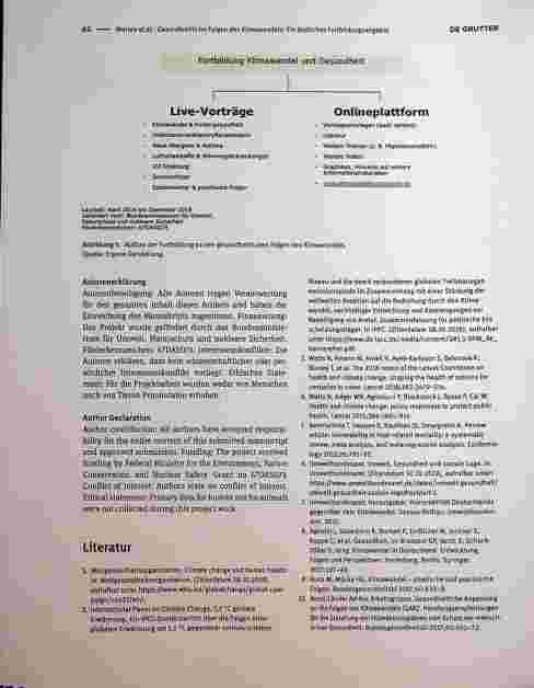 Vorschauseite 3: Gesundheitliche Folgen des Klimawandels: Ein ärztliches Fortbildungsangebot