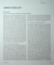 Vorschauseite 1: Arbeitsrecht Rechtsprechung