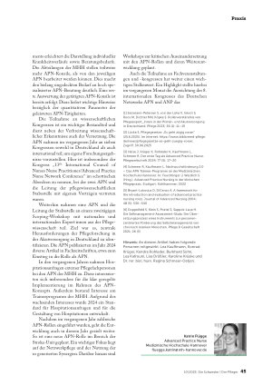 Vorschauseite 6: Advanced Practice Nurses an der MHH