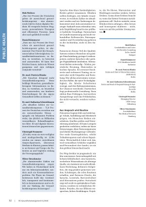 Vorschauseite 3: KI als Lotse zur patientenzentrierten Versorgung Wie digitale Assistenz, verständliche Kommunikation und kluge Routinen Patienten steuern