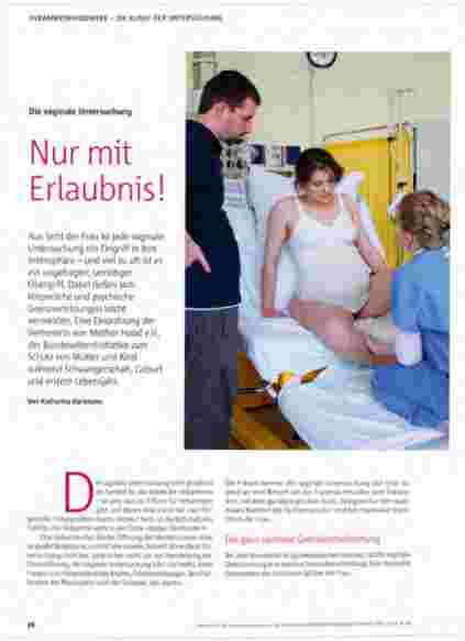 Vorschauseite 1: Die vaginale Untersuchung nur mit Erlaubnis!