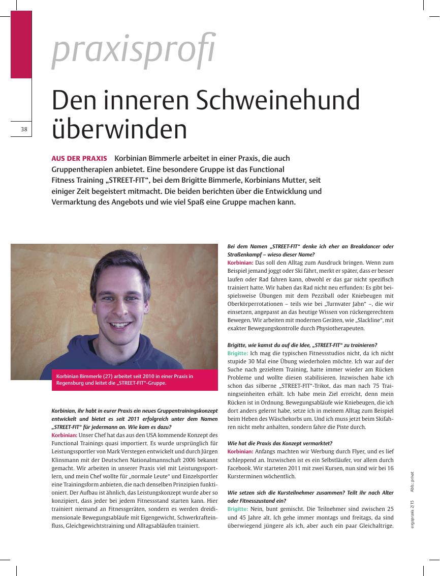Vorschauseite 1: Aus der Praxis ? Den inneren Schweinehund überwinden