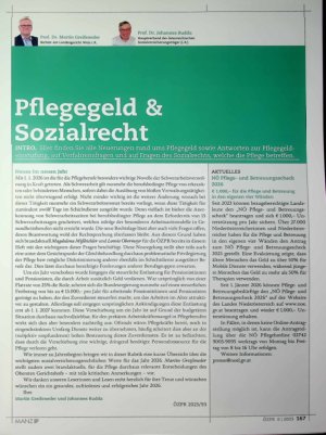 Vorschauseite 1: Pflege ist (noch immer) Schwerarbeit - eine erste Analyse der NovellederJB Schwerarbeitsverordnung