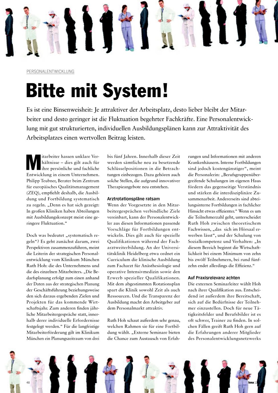 Vorschauseite 1: Bitte mit System!