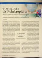 Vorschauseite 1: Startschuss als Rohrkrepierer