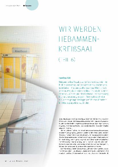 Vorschauseite 1: Wir werden Hebammen-Kreißsaal ( Teil 6 )