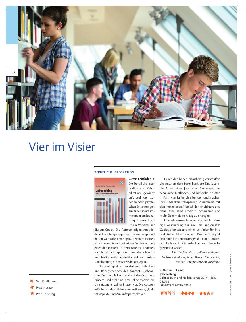 Vorschauseite 1: Berufliche Integration – Guter Leitfaden