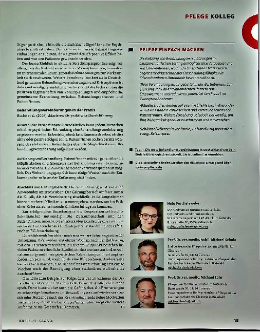 Vorschauseite 3: Die Therapie vereinbaren