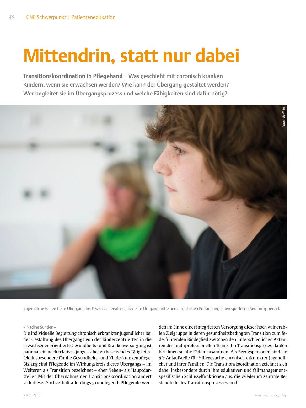 Vorschauseite 1: Mittendrin, statt nur dabei