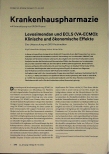Vorschauseite 1: Levosimendan und ECLS (VA-ECMO): Klinische und ökonomische Effekte