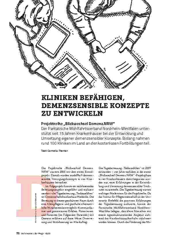 Vorschauseite 1: KLINIKEN BEFÄHIGEN, DEMENZSENSIBLE KONZEPTE ZU ENTWICKELN